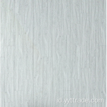 Lantai laminasi papan lebar 7mm putih